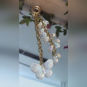 NEW Iridescent Purse Charm/ Keychain Accessory